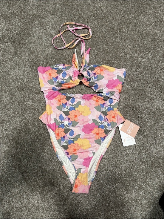 Dippin' Daisy's Other - Dippin' Daisy's Floral One-Piece Swimsuit in Pink, Yellow, Orange